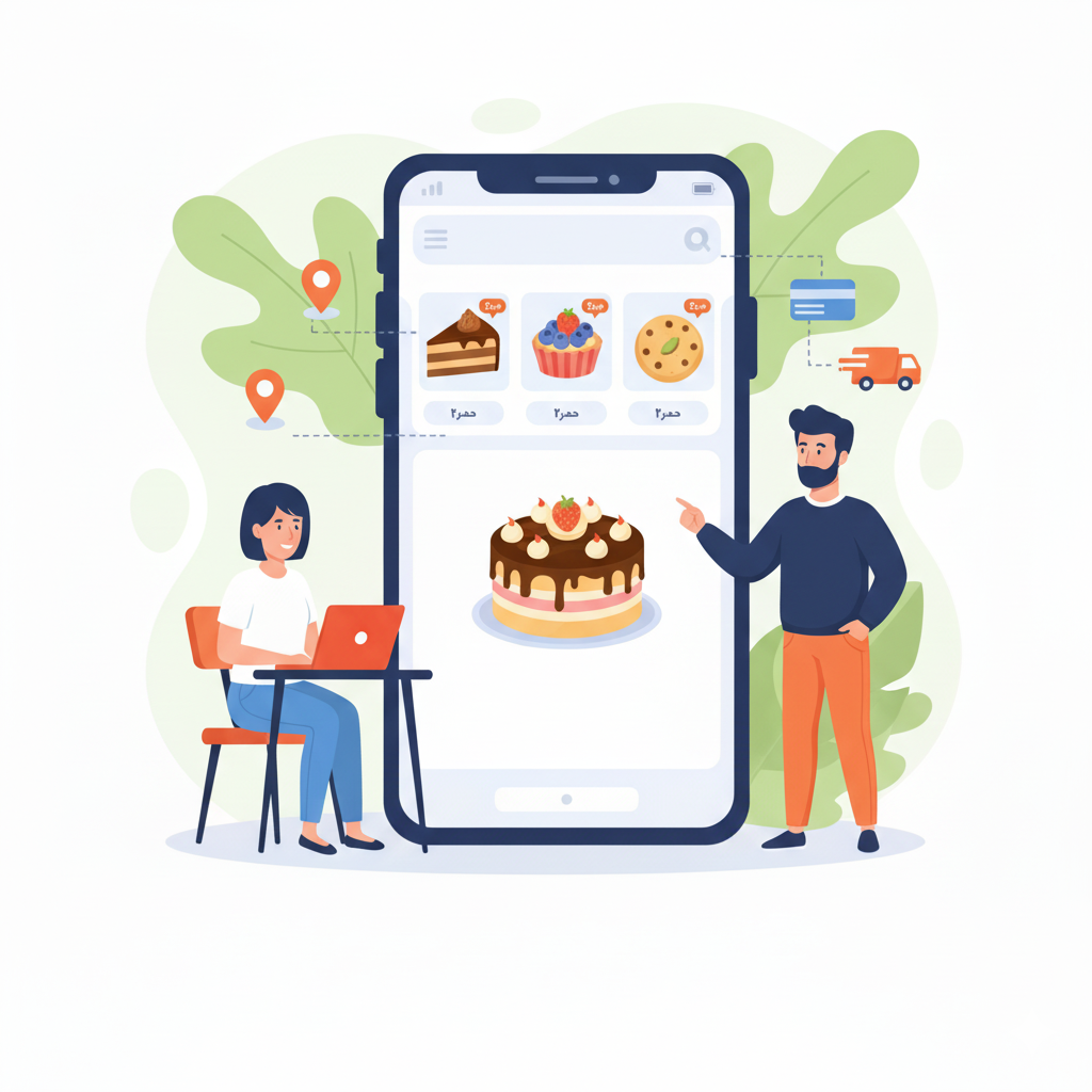 سفارش آنلاین از قنادی اخوان