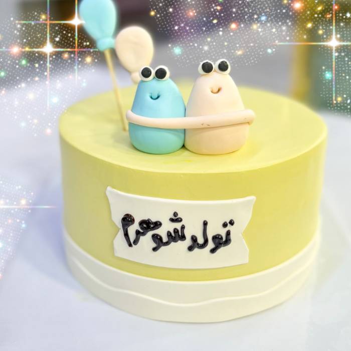 کیک تولد عاشقانه