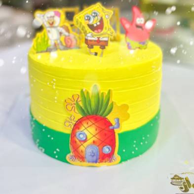 کیک تولد باب اسفنجی