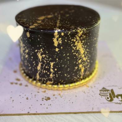 کیک تولد شکلاتی ساده