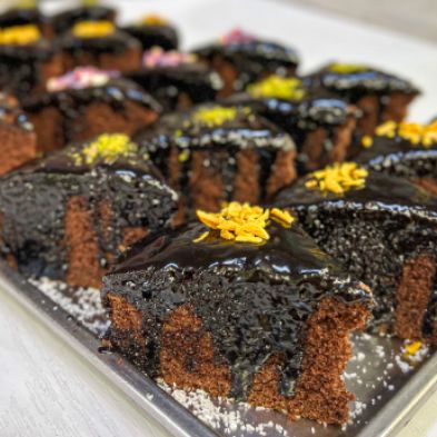 کیک خیس شکلاتی